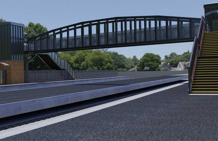 Walton Station bridge artistic impression