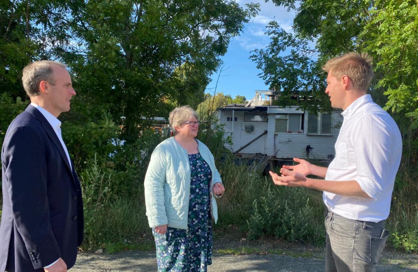 Therese Coffey visits Molesey