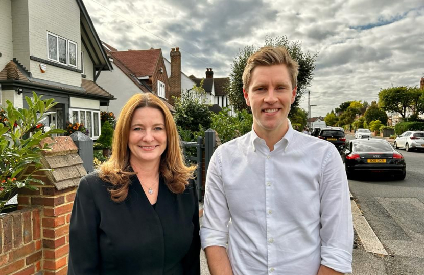 John with Education Secretary, Gillian Keegan.