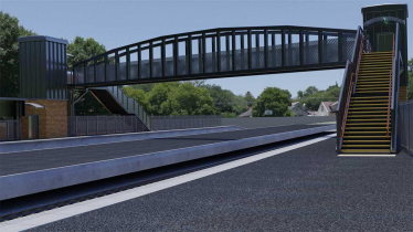 Walton Station bridge artistic impression