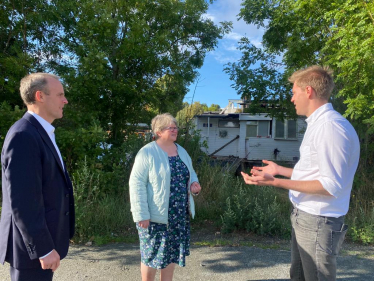 Therese Coffey visits Molesey